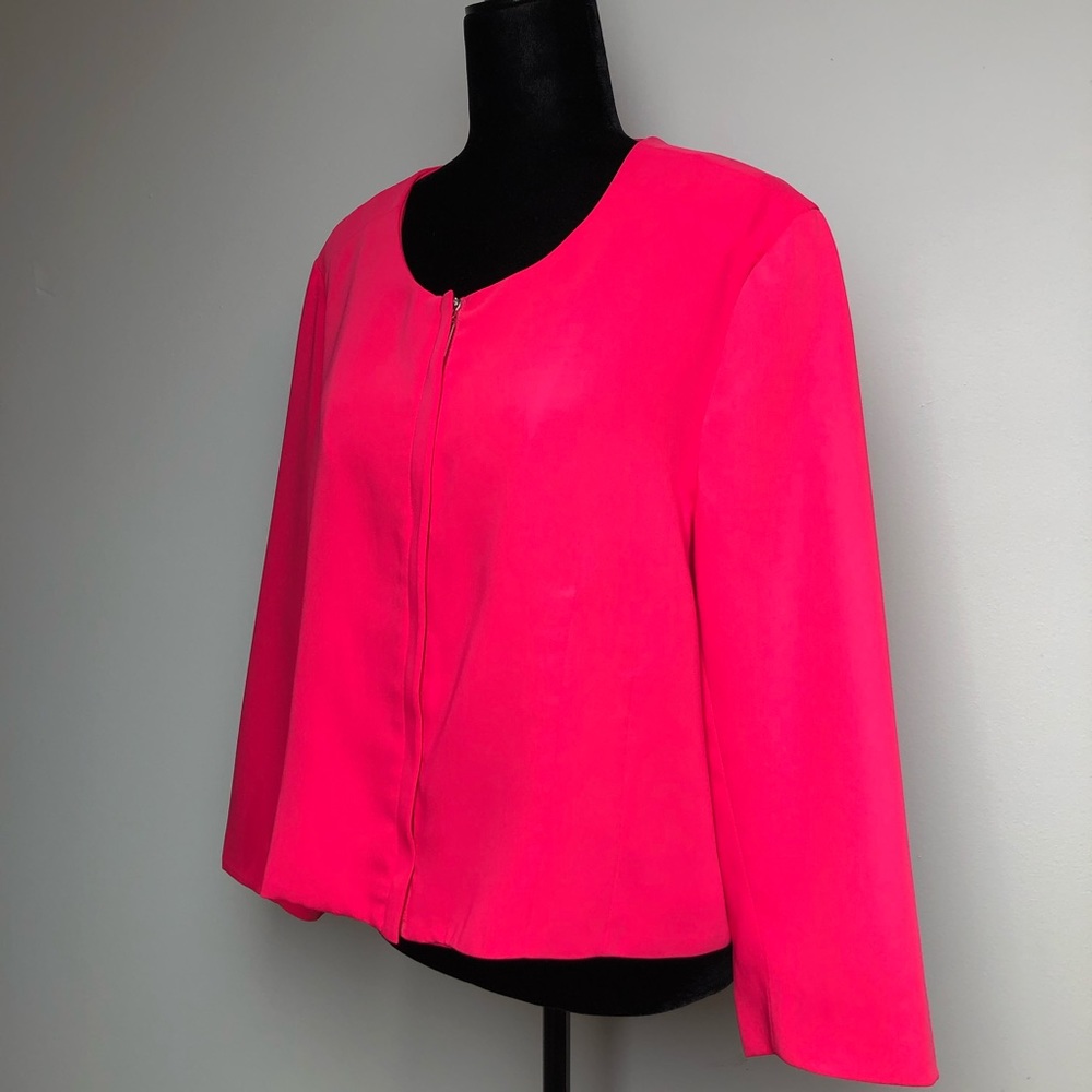 Chaus Spring Romance Zip Blazer - Picture 5 of 7